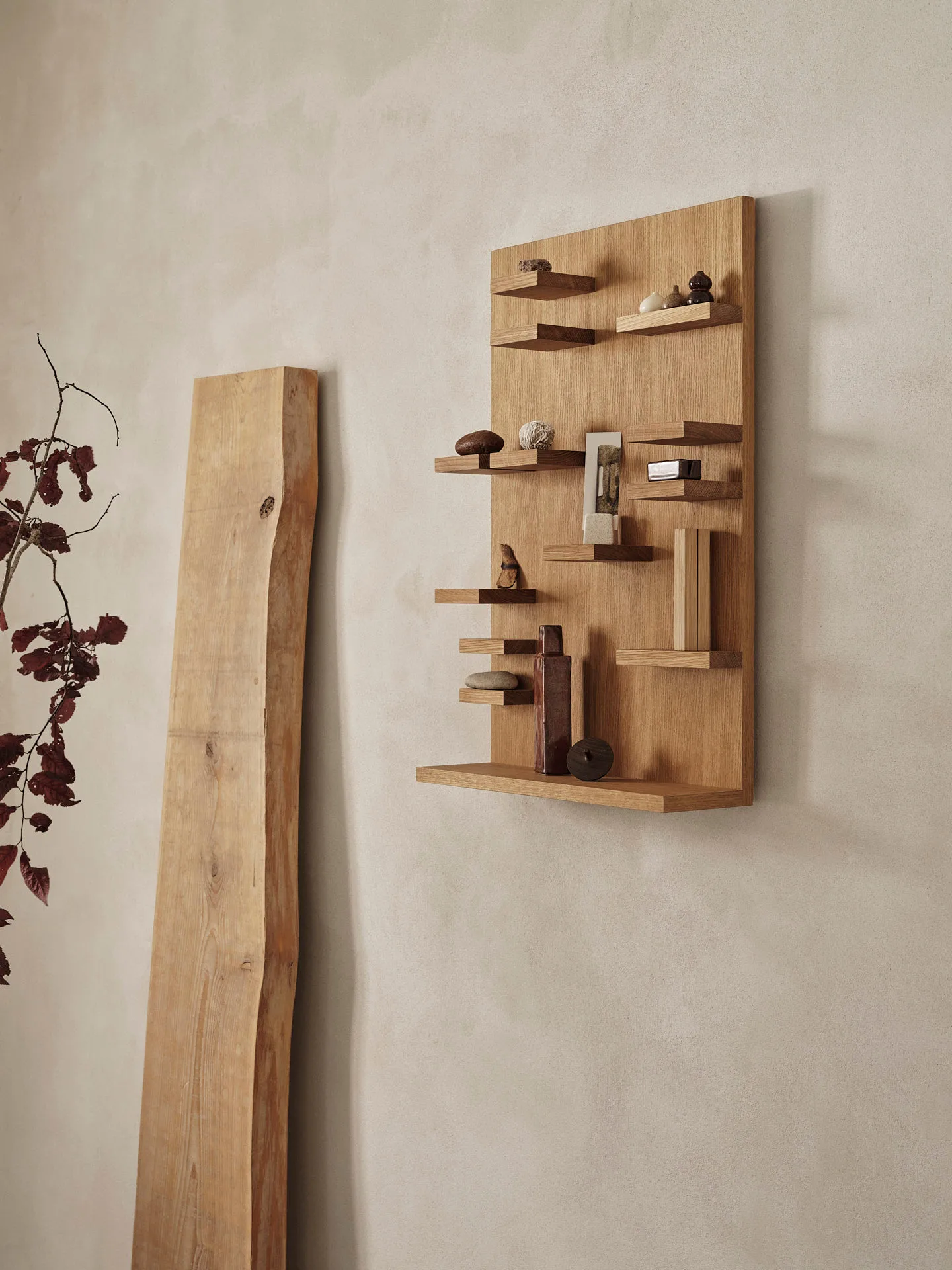Parade vägghängd hylla 60 cm, Oiled oak Ferm Living