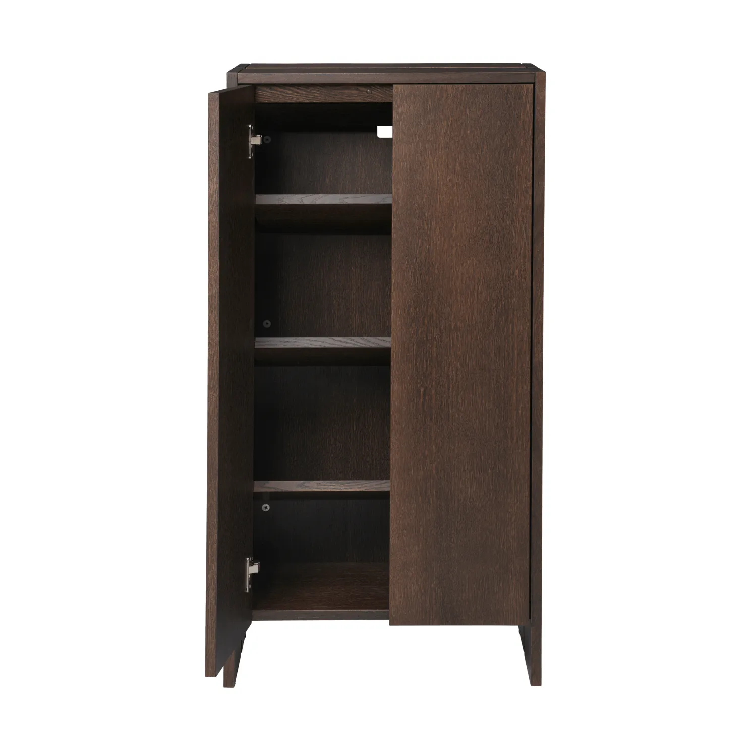 Parcel skåp, Dark stained oak, 55x30x110 cm Ferm Living