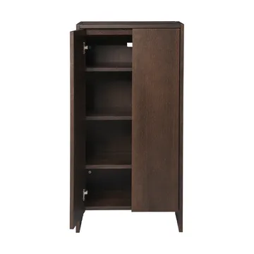Parcel skåp - Dark stained oak, 55x30x110 cm - Ferm Living