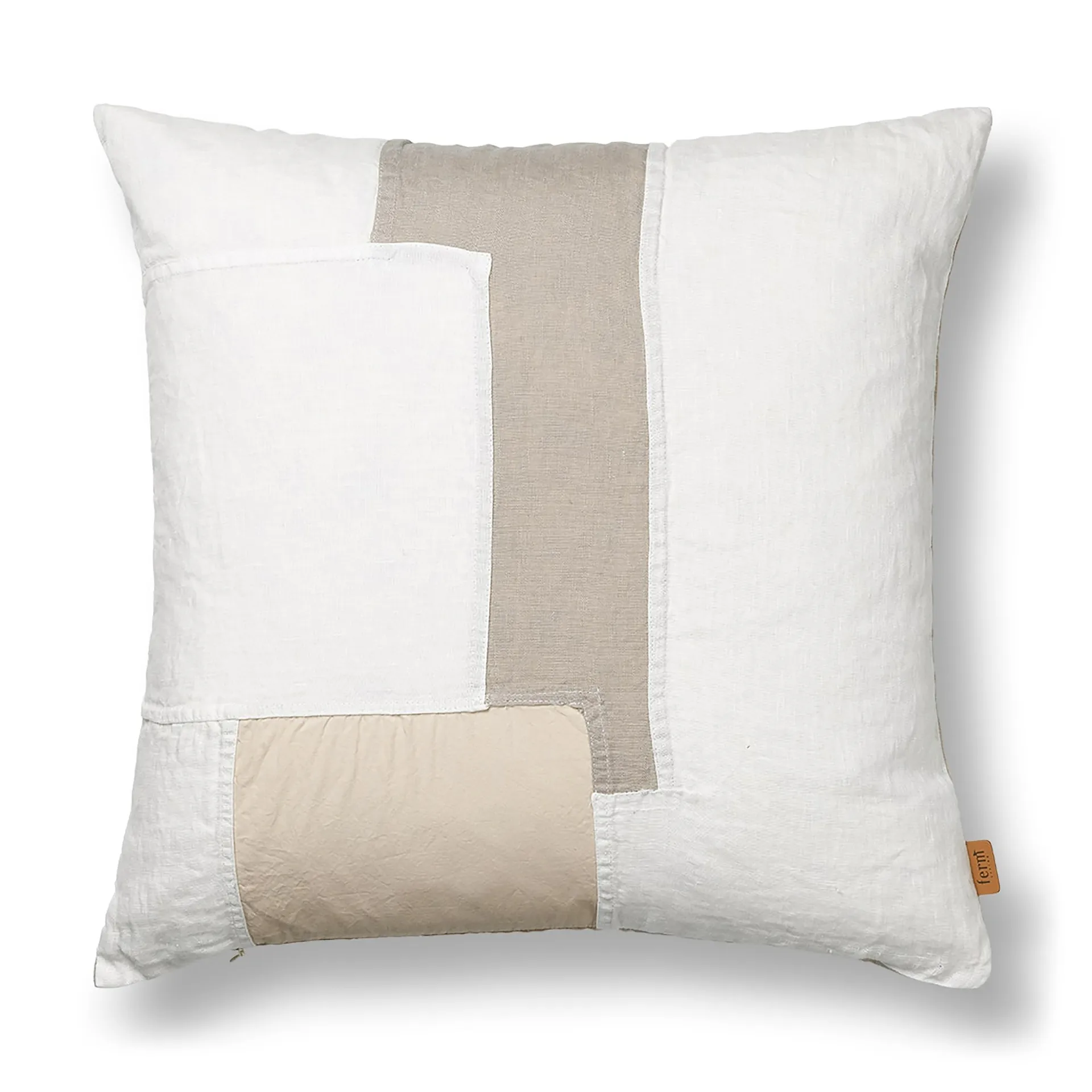 Part kudde 50x50 cm, Off-white Ferm Living
