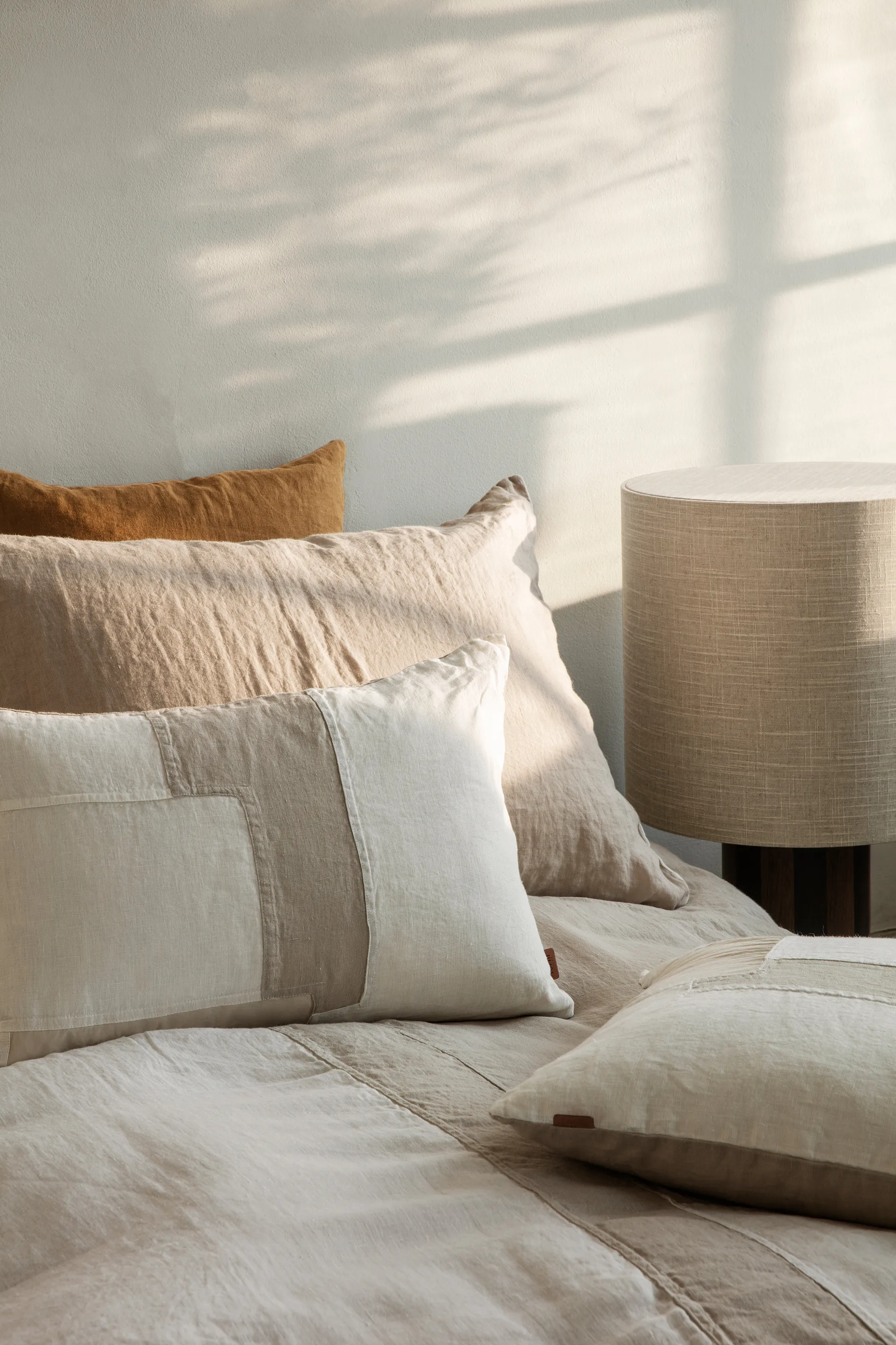 Part kudde 50x50 cm, Off-white Ferm Living