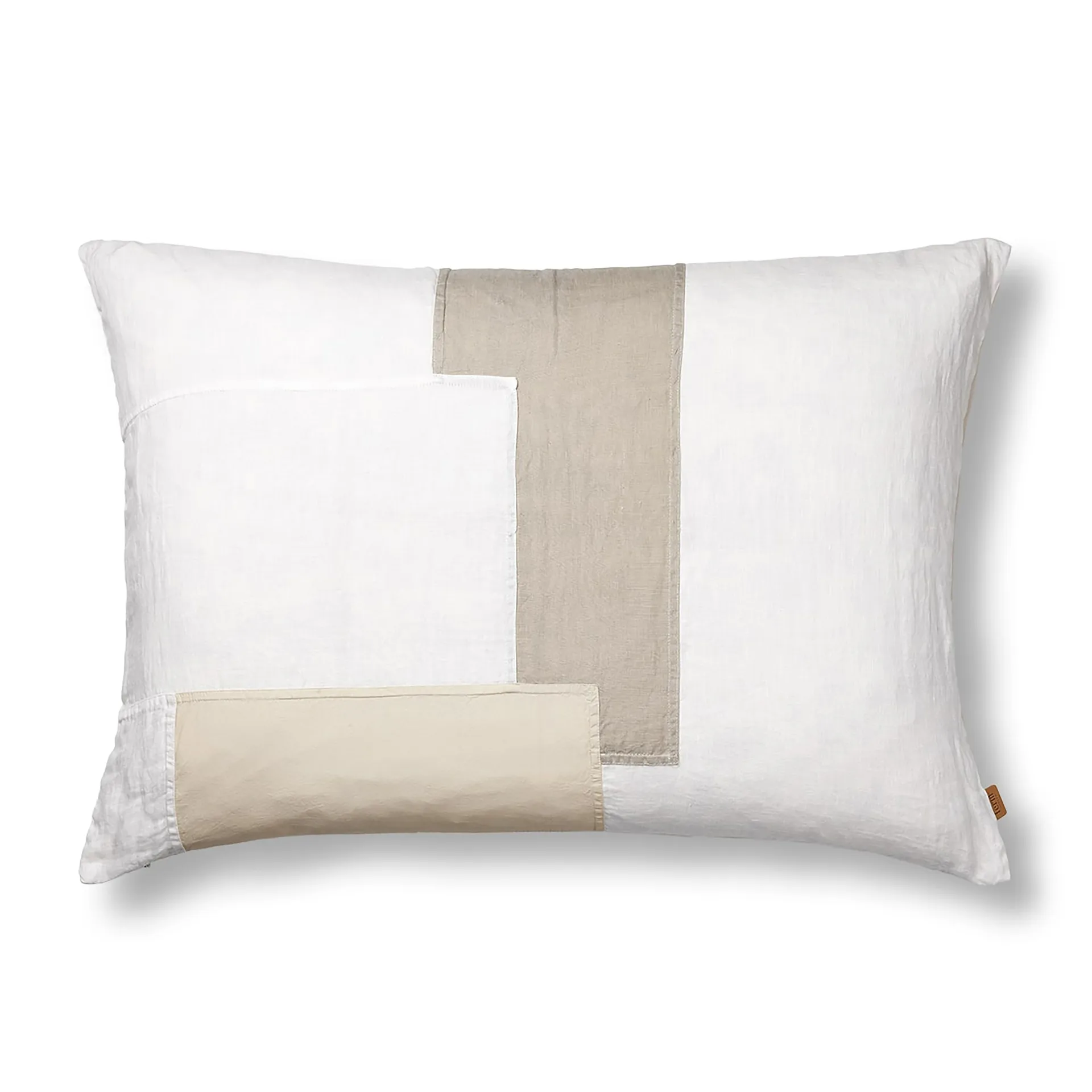 Part kudde off-white, 60x80 cm Ferm Living