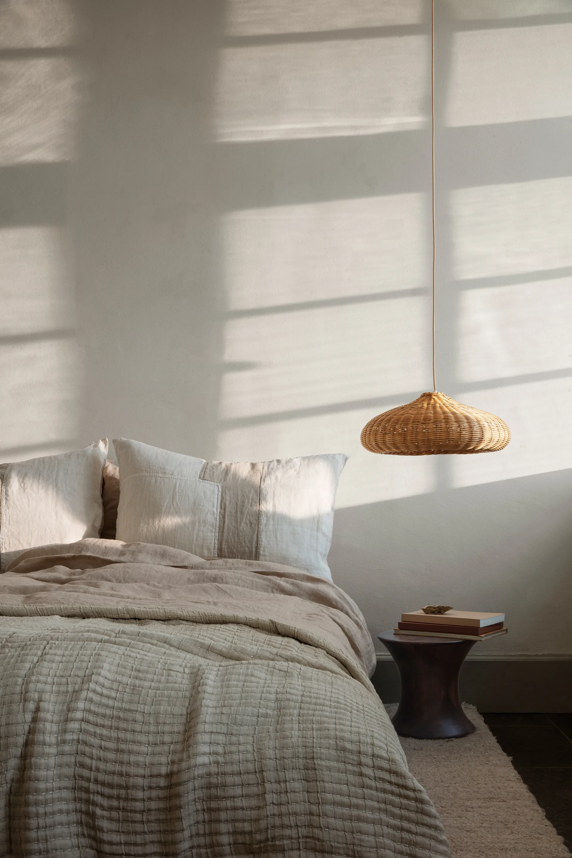 Part kudde off-white, 60x80 cm Ferm Living