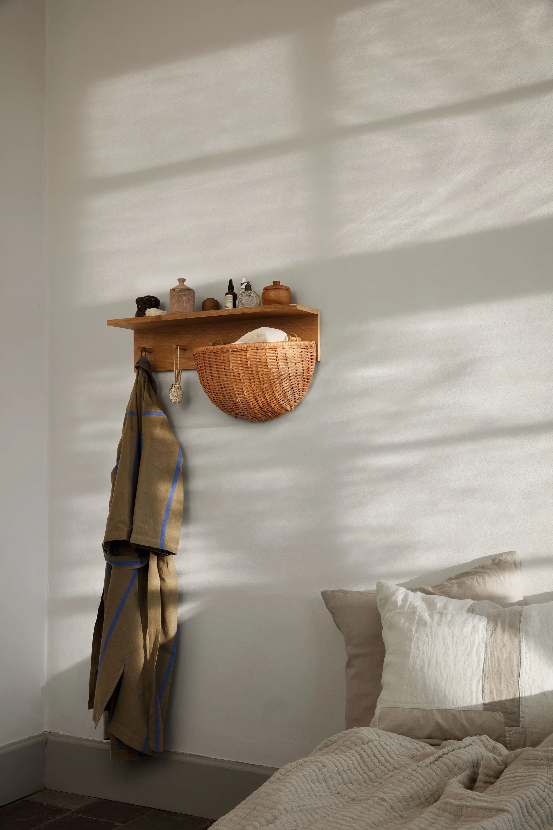 Part kudde off-white, 60x80 cm Ferm Living