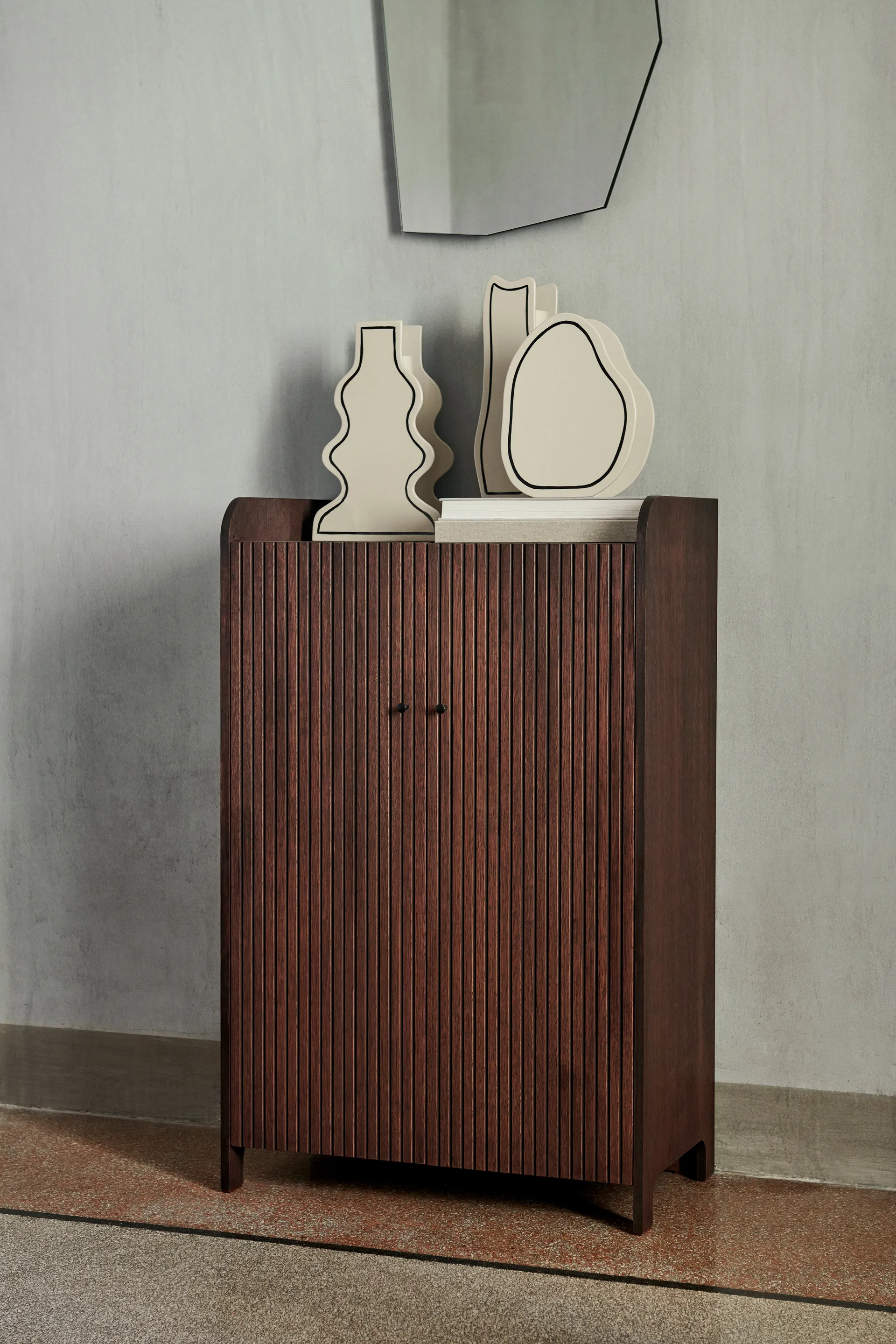 Paste vas curvy 36 cm, Off-white Ferm Living