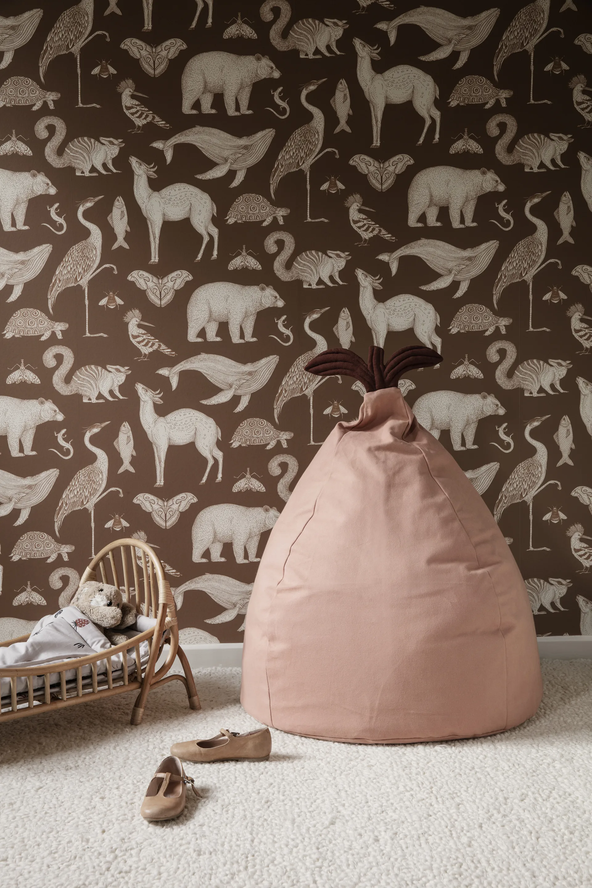 Pear bean bag sittsäck, Dusty Rose Ferm Living