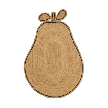 Pear braided jutematta - Natural - Ferm Living