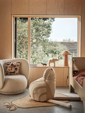Pear braided jutematta - Natural - Ferm Living
