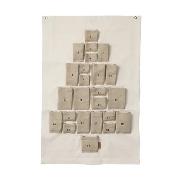 Pine julkalender - Mini, 50x69 cm - Ferm Living