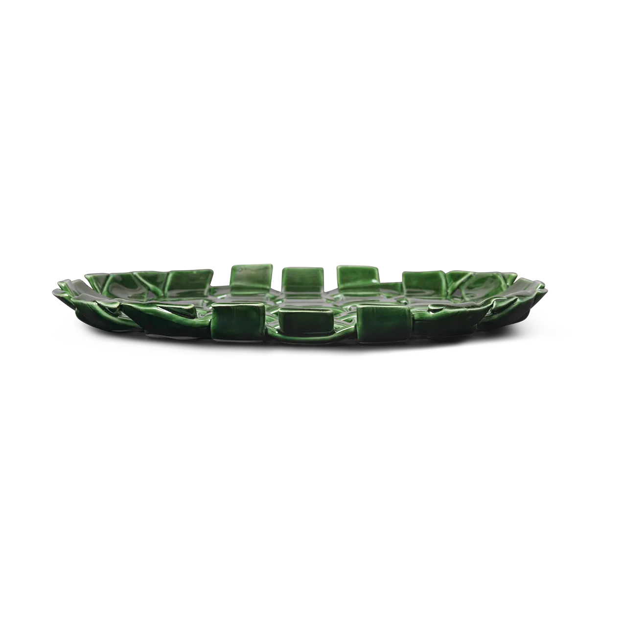 Plait fat Ø30 cm, Emerald green Ferm Living
