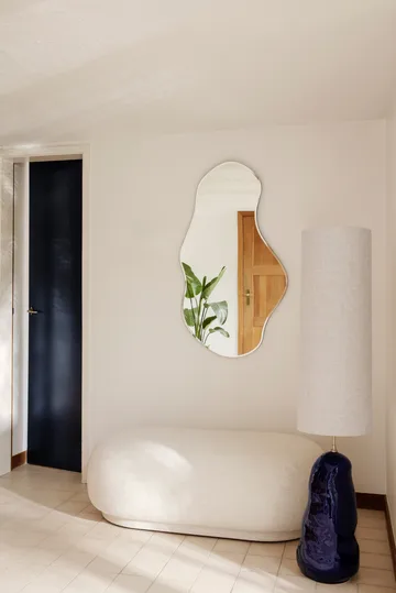Pond spegel large - Dark chrome - Ferm Living