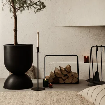 Port vedkorg - Svart - Ferm Living