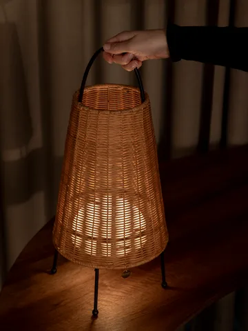 Porti Braided bordslampa 50 cm - Natural - Ferm Living
