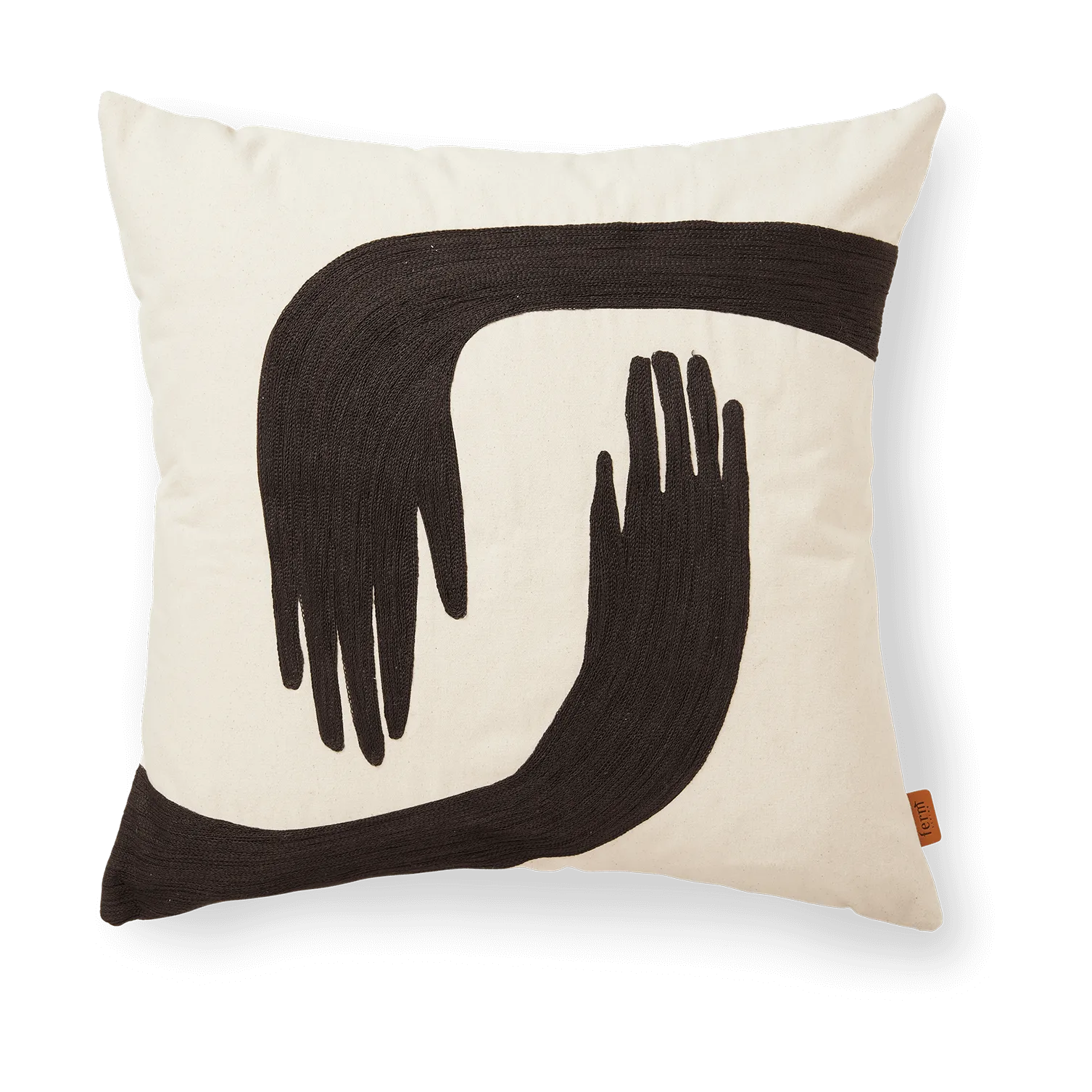 Pose kudde 50x50 cm, Coffee-undyed Ferm Living