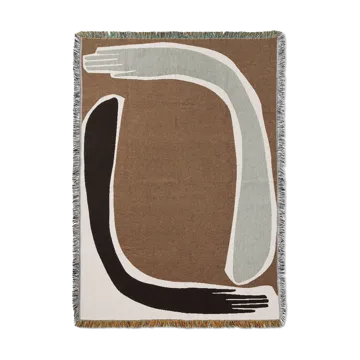 Pose Tapestry pläd 120x170 cm - Coffee - Ferm Living