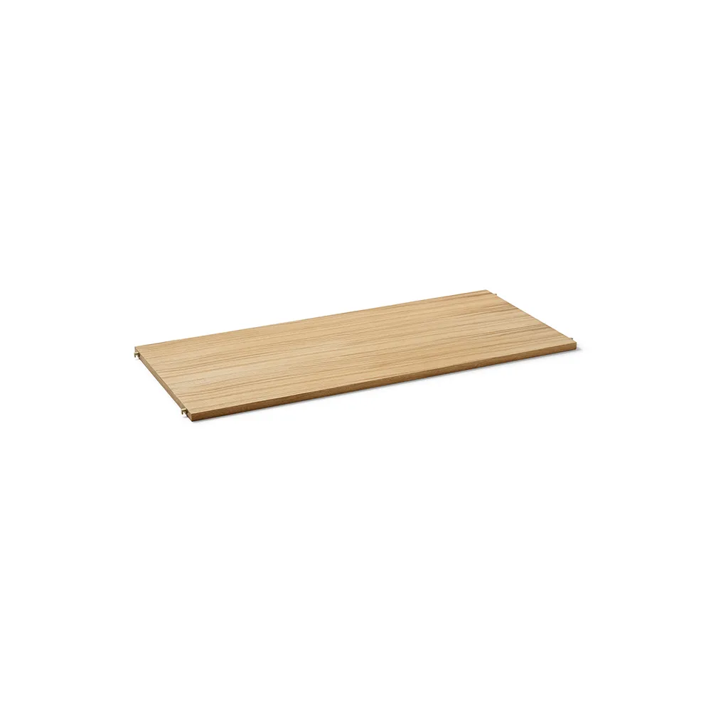 Punctual Perforated hylla 90 cm, oak oiled, cashmere Ferm Living