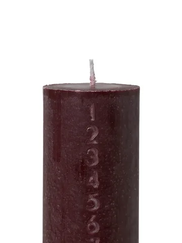 Pure kalenderljus - burgundy - Ferm Living