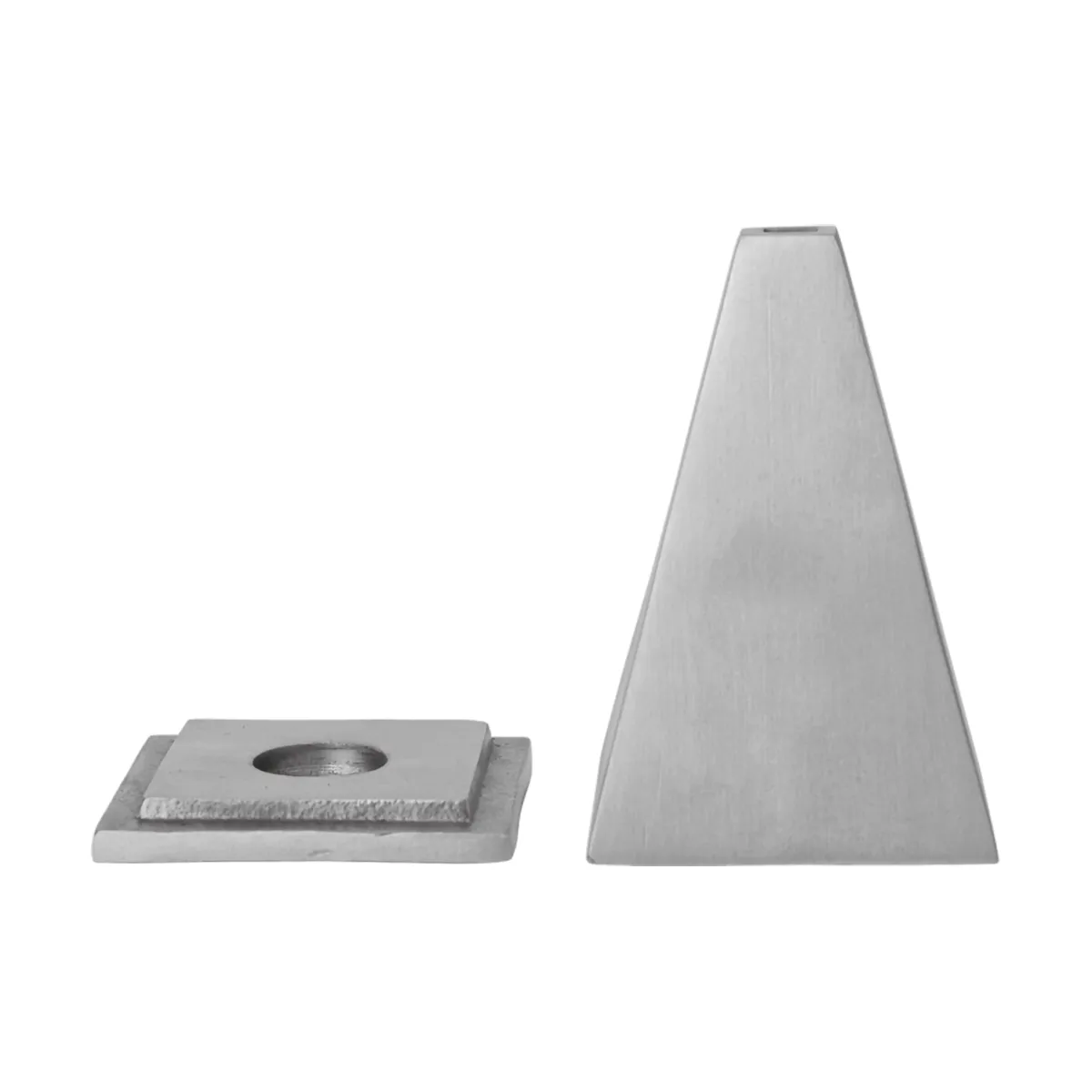 Pyra rökelsebrännare konformad, Borstad aluminium Ferm Living