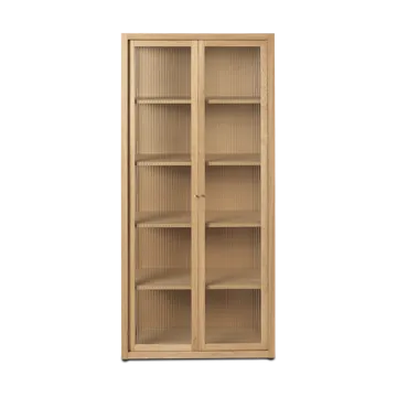 Reed vitrinskåp 70x155 cm - Natural oak - Ferm Living