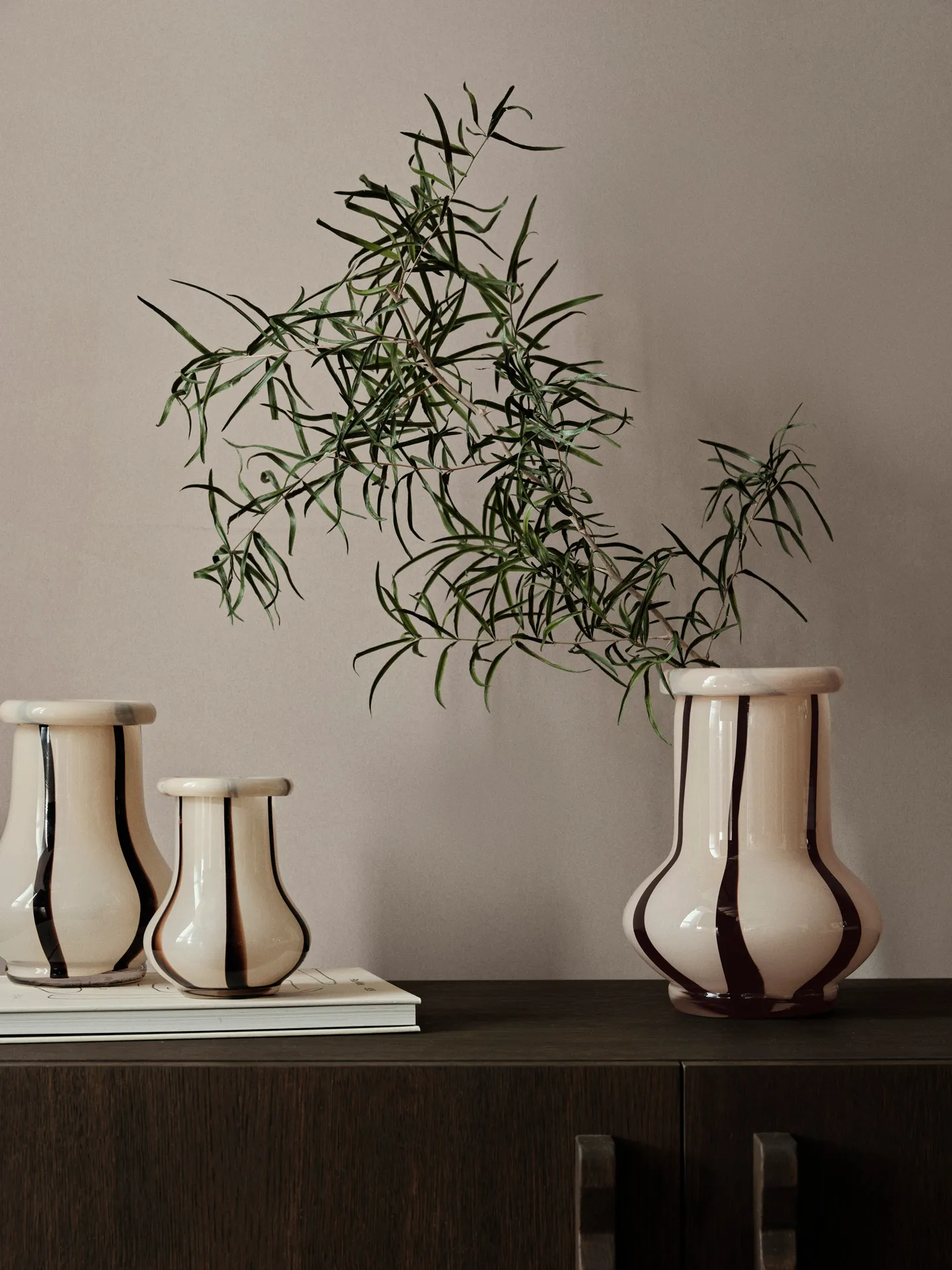 Riban vas 19 cm, Cream Ferm Living