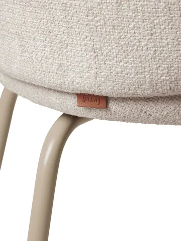 Rico dining chair bouclé - Off-white-cashmere - Ferm Living