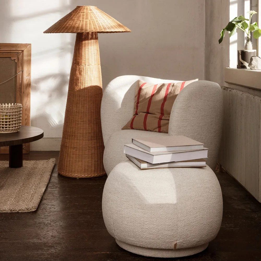 Rico lounge chair fåtölj, brown, brushed Ferm Living