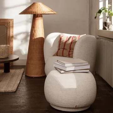 Rico lounge chair fåtölj - brown, brushed - Ferm Living
