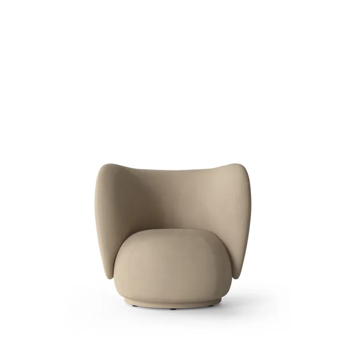 Rico lounge chair fåtölj - sand, brushed - Ferm Living