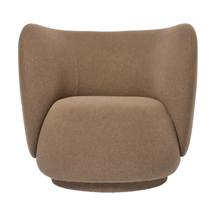 Rico lounge chair fåtölj swivel - Autum-0361 Dark Sand - Ferm Living