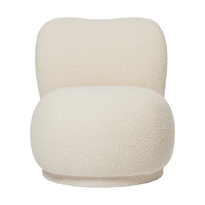 Rico lounge chair piccolo fåtölj - Nordic Bouclé-Off-white - Ferm Living