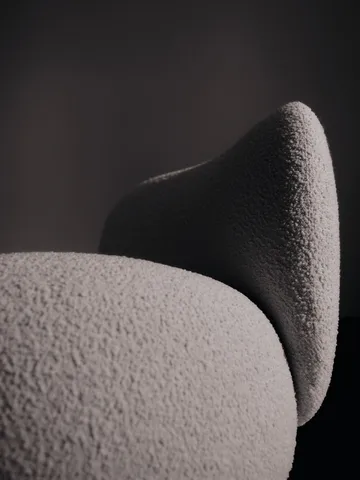 Rico lounge chair piccolo fåtölj - Nordic Bouclé-Off-white - Ferm Living