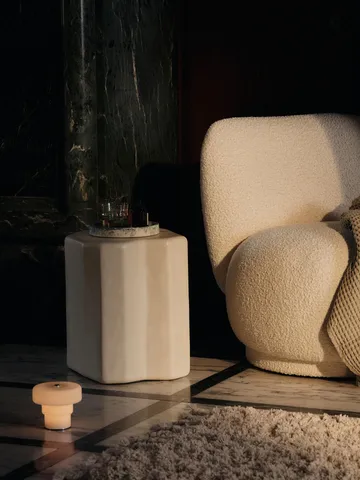 Rico lounge chair piccolo fåtölj - Nordic Bouclé-Off-white - Ferm Living