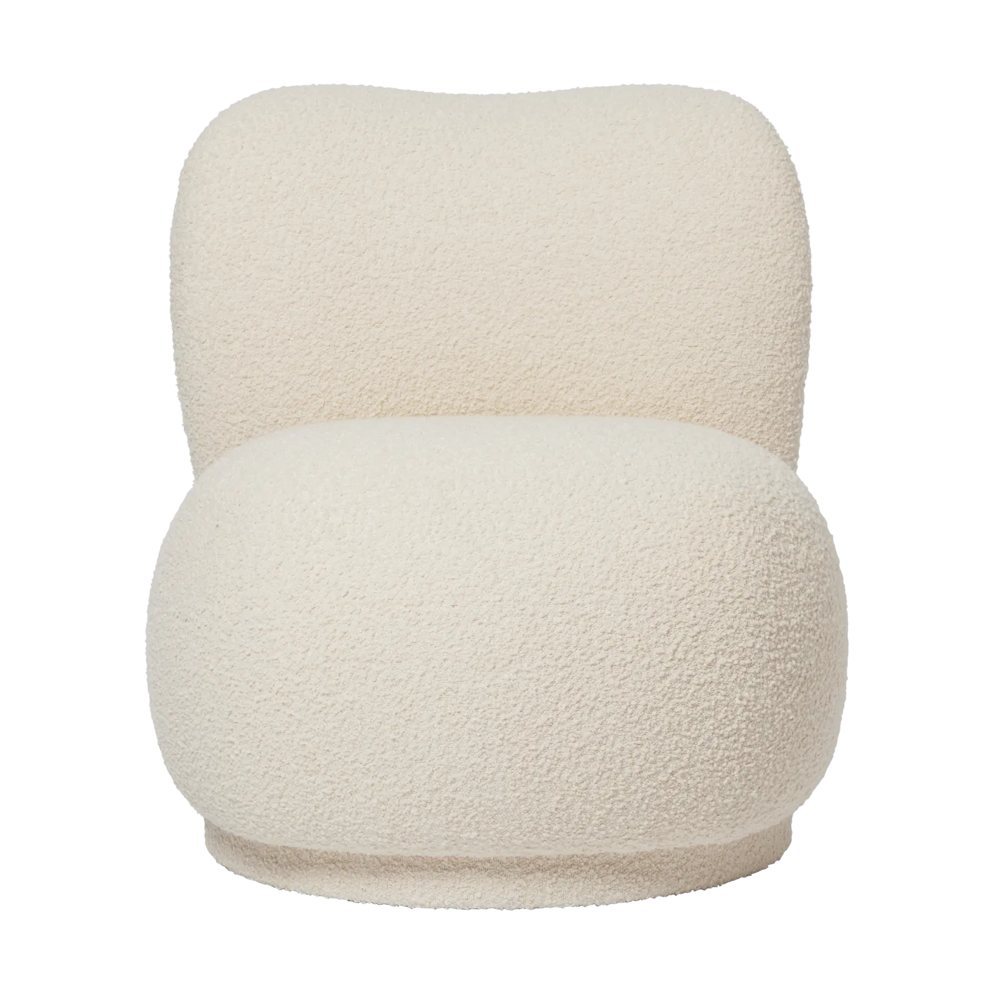 Rico lounge chair piccolo fåtölj swivel, Nordic Bouclé-Off-white Ferm Living