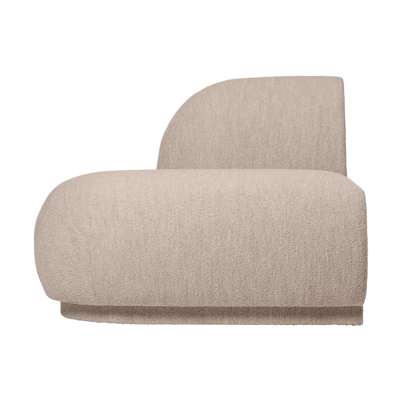 Rico open soffmodul L, Soft bouclé-natural Ferm Living
