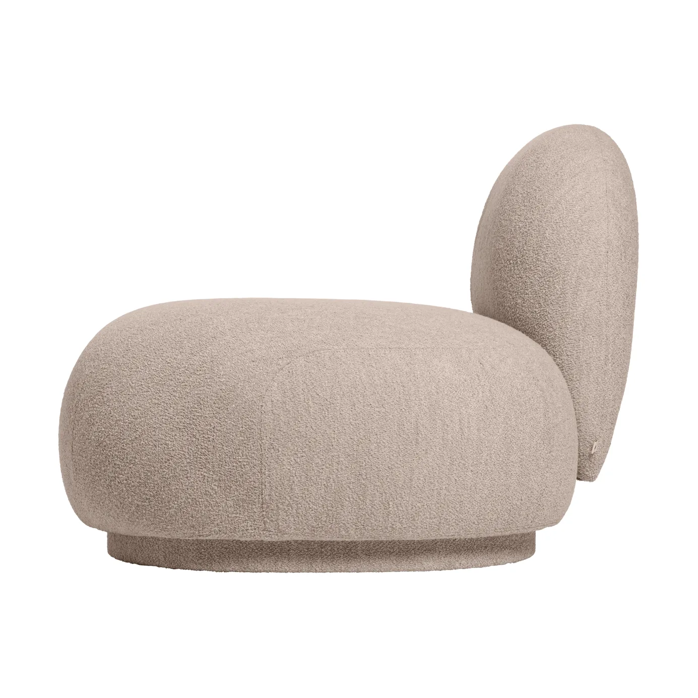 Rico open soffmodul R, Soft bouclé-natural Ferm Living
