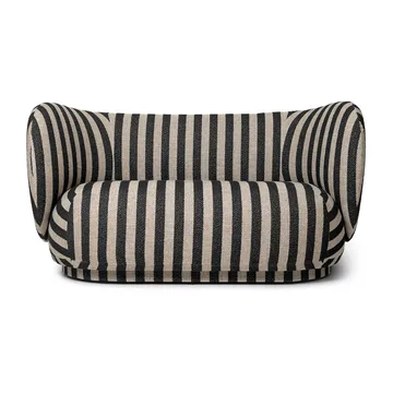 Rico soffa 2-sits - Louisiana sand black - Ferm Living