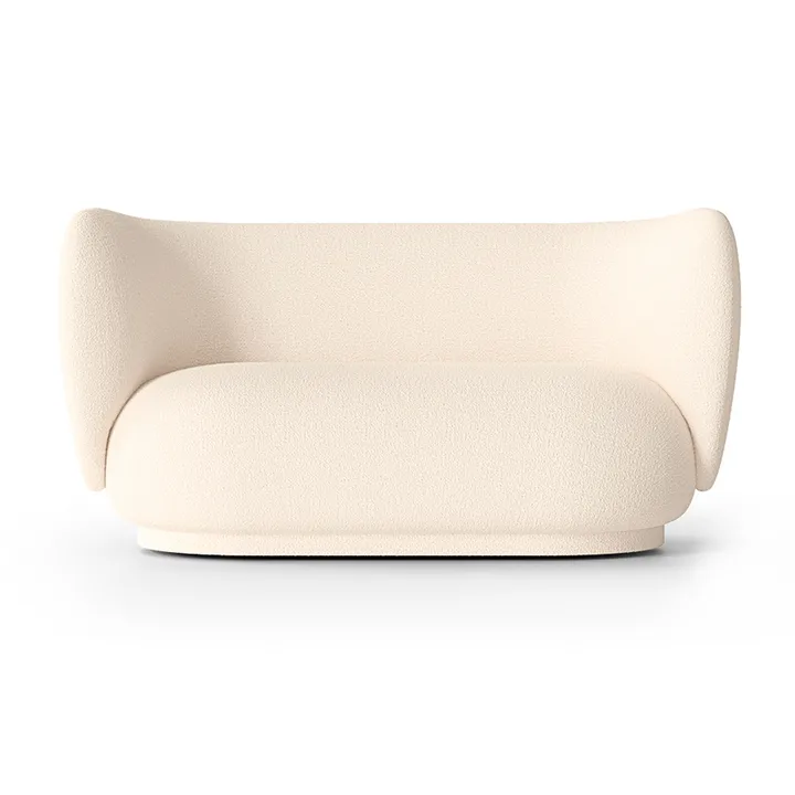 Rico soffa bouclé 2-sits - Bouclé offwhite - Ferm Living