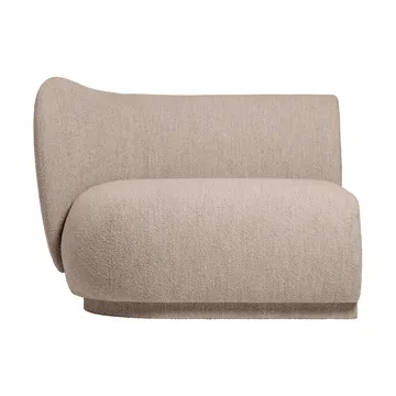 Rico soffmodul armrest L Soft Bouclé - Natural - Ferm Living
