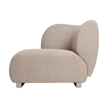 Rico soffmodul armrest L Soft Bouclé - Natural - Ferm Living