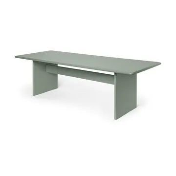 Rink matbord large 240x90x74 cm - Tea green - Ferm Living