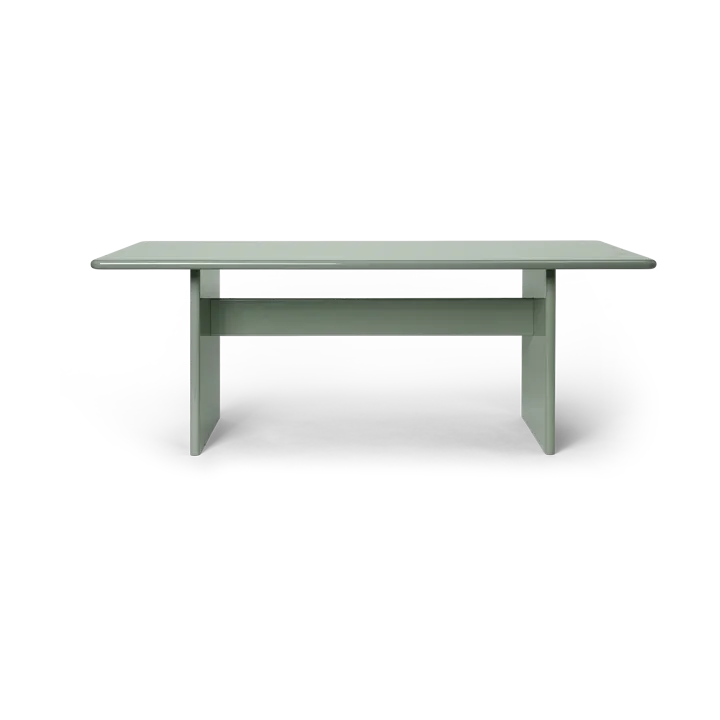 Rink matbord small 200x90x74 cm - Tea green - Ferm Living