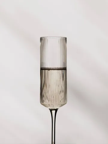 Ripple Champagne flutes champagneglas 15 cl 2-pack - Clear - Ferm Living