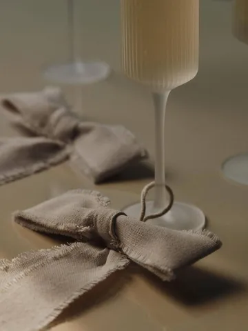 Ripple Champagne flutes champagneglas 15 cl 2-pack - Frosted - Ferm Living