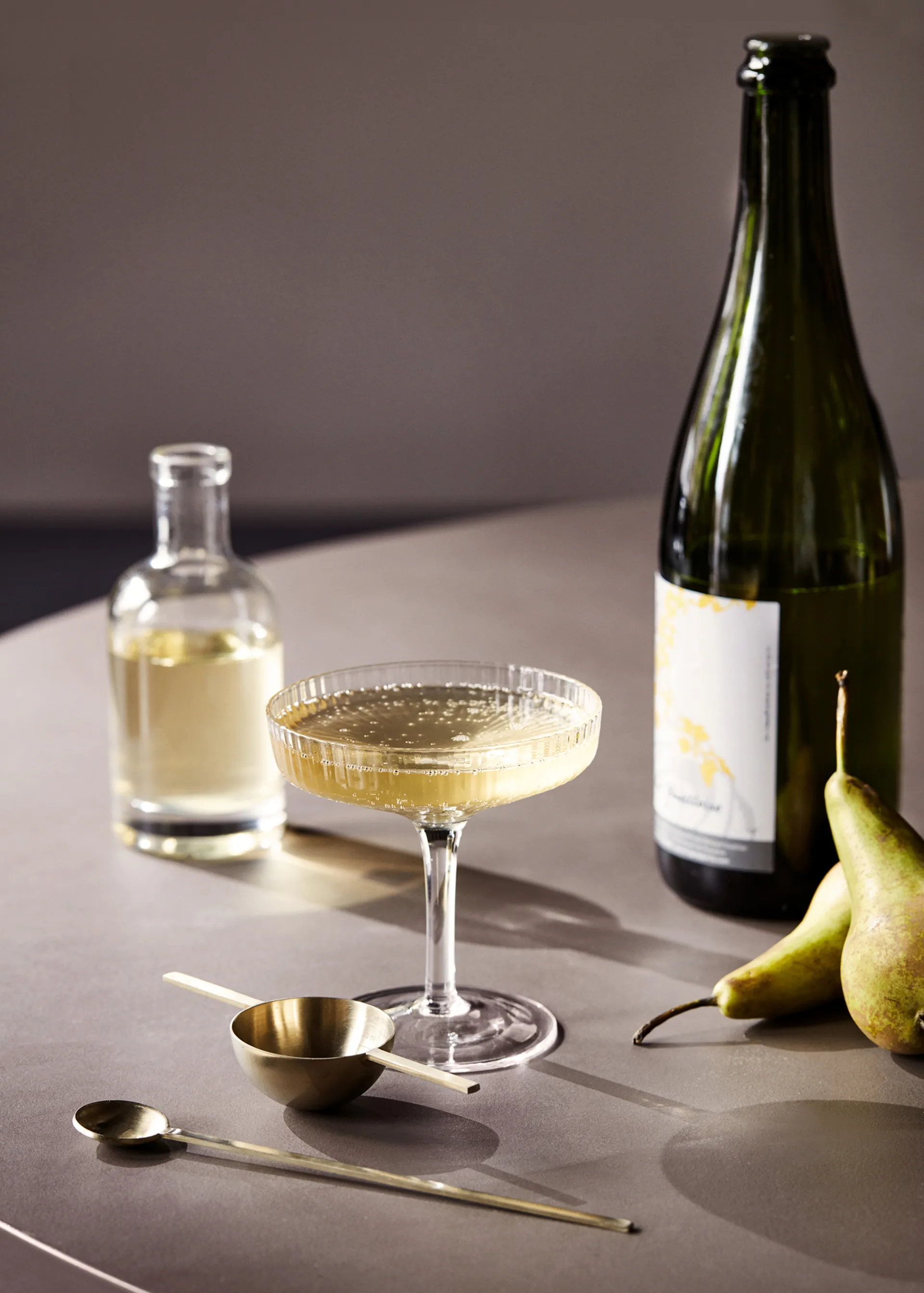 Ripple champagneglas 2-pack, klar Ferm Living