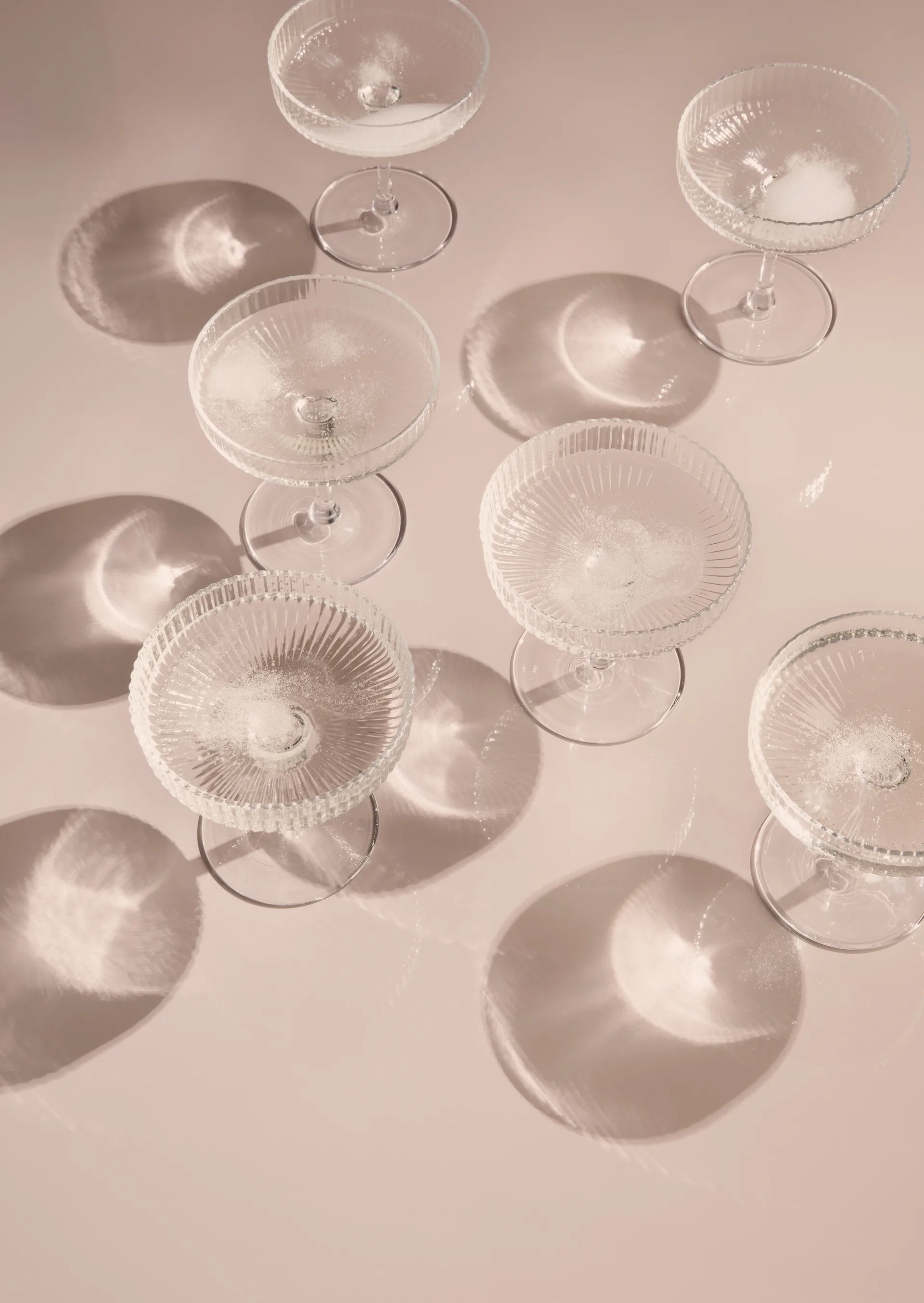 Ripple champagneglas 2-pack, klar Ferm Living