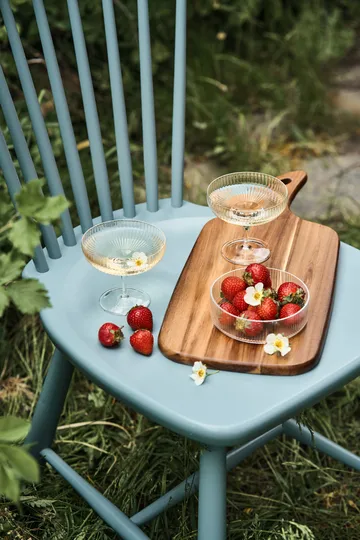 Ripple frukostskål 4-pack - clear - Ferm Living