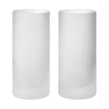 Ripple Highball glas 48 cl 2-pack - Frosted - Ferm Living