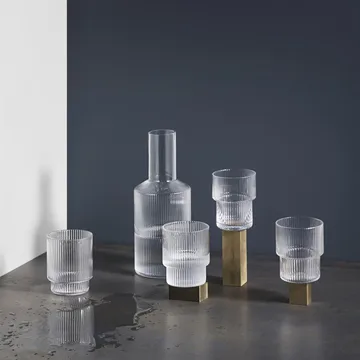 Ripple karaff - klar - Ferm Living