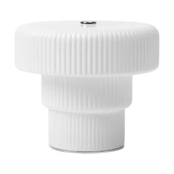 Ripple portabel bordslampa - White (vit), 10 cm - Ferm Living