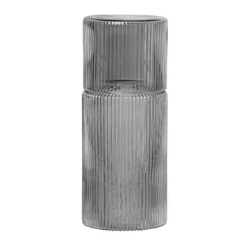 Ripple small karaff set - Smoked grey - Ferm Living